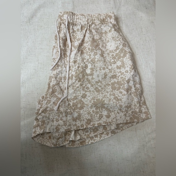 Tan Gold Asymmetrical Wrap Midi short 🌴☀️ - Picture 2 of 12